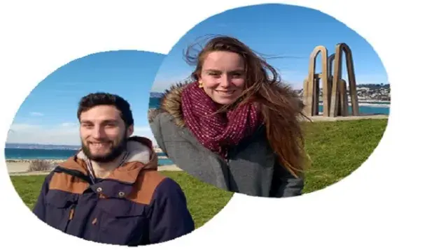 The winning students