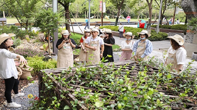 Le jardin a été révélé les 11 et 12 septembre